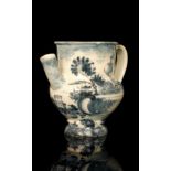 An early 18th Century Faience wet drug jar, Lombardi or Bassano,