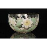 A mid 19th Century Richardsons crystal glass finger bowl of plain circular form Vitrified Enamel