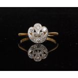 An early 20th Century 18ct diamond set,