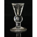 An early 18th Century toastmasters glass circa 1720,