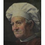 WALTER JENKS MORGAN, RBA (1847-1924) - Portrait of a chef, watercolour, signed, framed,