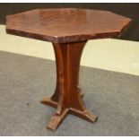 A Robert 'Mouseman' Thompson oak occasional table of octagonal form,