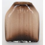 Geoffrey Baxter - Whitefriars - A Textured range Shoulder vase, pattern number 9678 in Cinnamon,