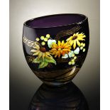 Terri Colledge & Allister Malcolm - Tony Hadley - Gold - A free blown vase of compressed ovoid form