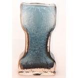Geoffrey Baxter - Whitefriars - A large Textured range waisted vase, pattern No 9682 in Indigo,