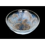 Rene Lalique - A Coupe bowl in the Dauphins pattern, No 10-384,