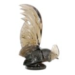 Rene Lalique - A large car mascot titled Coq Nain, No 1135,