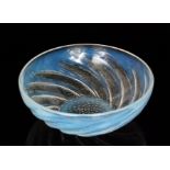 Rene Lalique - A Coupe bowl in the Poissons No 1 pattern, No 3211,