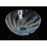 Rene Lalique - A Coupe bowl in the Ondes No 2 pattern, No 3292, of circular section,