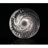 Rene Lalique - A circular Coupe plate in the Volutes pattern, No 10-396,