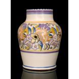 Carter Stabler Adams - Poole Pottery - A shape 418 shouldered vase decorated in pattern PD,