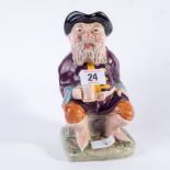 Melba ware seated Toby jug, The Tale Teller