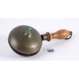 An interesting and unusual hand desk bell