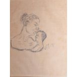 Agustín CARDENAS (Cuban 1927-2001) Untitled (Mother and Child) Agustín CARDENAS Untitled (Mother and