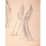 Agustín CARDENAS (Cuban 1927-2001) Study of a sculpture Agustín CARDENAS Study of a sculpture Pencil