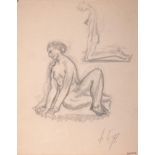 Agustín CARDENAS (Cuban 1927-2001) Nudes Agustín CARDENAS Nudes Pencil on paper. Signed on the lower