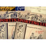 Sporting Magazines: Cape Town South Africa Sporting Life covering Boxing, Racing and Wrestling,