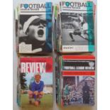 Football League Reviews: Collection of over 300 League review magazines from Volume one in 1965 to