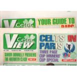 Celtic Football Magazines: Large box of Celtic view magazines (1 Box) Good