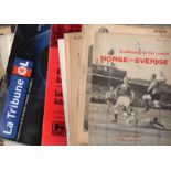 Foreign Football Programmes: Large selection of programmes from all over the world 1950s onwards (