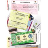 Football Tickets: European match tickets in European competitions (20) Very Good