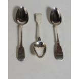 Three Irish silver Table Spoons, one Dub