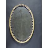 An Irish George III period oval Wall Mir