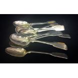 A set of 12 almost matching Teaspoons, w