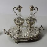 An attractive and unusual silver plated