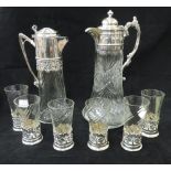 An attractive Art Nouveau designed silve