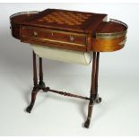 A fine Regency period rosewood and brass