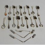 A set of 11 Teaspoons, Newcastle c. 1800