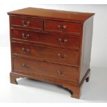 An early 19th Century figured mahogany C