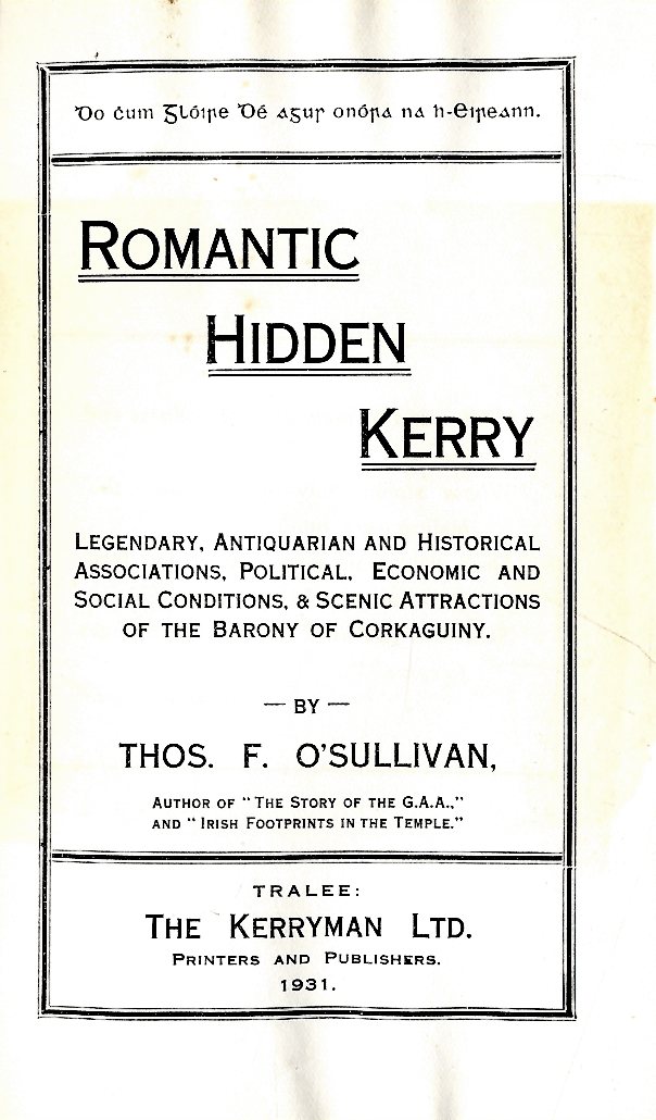 Munster: O'Sullivan (Thos. F.) Romantic