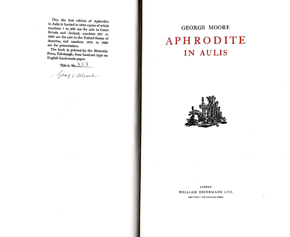 Irish Literature: Moore (Geo.) Aphrodite