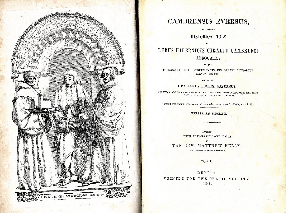 Bindings: Kelly (Rev. M.)ed. Cambrensis