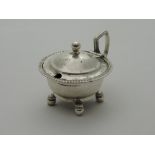 A large George III Irish silver Mustard