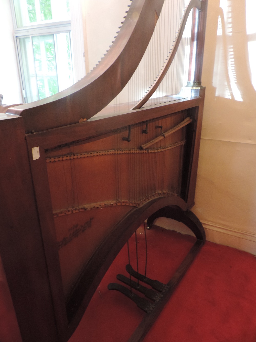 A rare and unusual Regency mahogany French Harpsichord, - Image 17 of 17