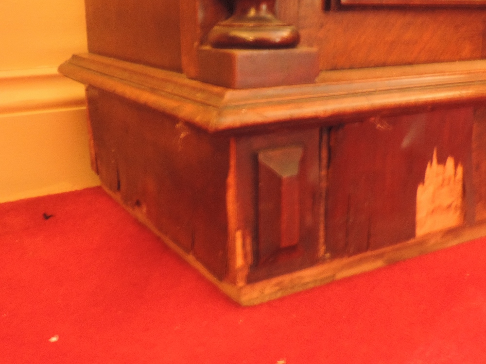 A late 19th Century walnut cased Polypho - Image 5 of 6