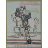 Rare Irish Satirical Print    "A Finishi