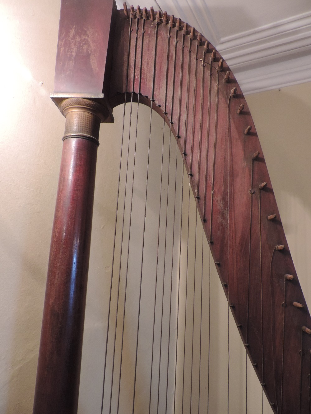 A rare and unusual Regency mahogany French Harpsichord, - Image 7 of 17