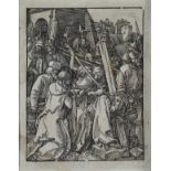 Cristo che porta la croce,  ALBRECHT DÜRER, Xilografia, mm 150x120 (foglio); mm 128x9 (battuta)