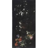 Fiori e brocca di rame,  GIUSEPPE VINCENZINO, Olio su tela, cm. 115x57Provenienza: Antichità