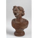 Busto,  ADRIANO CECIONI, Terracotta, cm. 16Bibliografia: 1978, A. Parronchi, Aggiunte al Cecioni, in