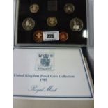 1985 UK PROOF COIN SET