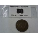 1811 YORK SIXPENCE TOKEN