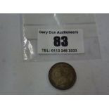 1821 SIXPENCE