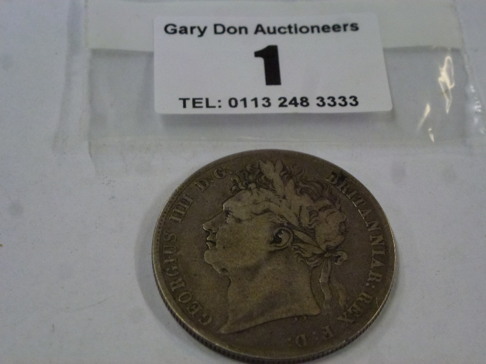 1821 HALF CROWN