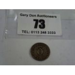 1676 TWO PENCE PIECE