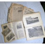 Les Whites Two Scrap Books of original newspaper cuttings from the Australian tour and later A